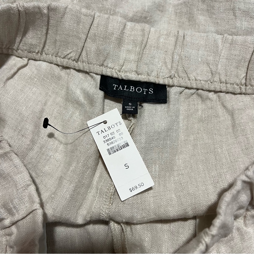 NWT Talbots Linen Shorts Size Small - Picture 3 of 3